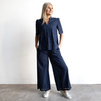 Broderie Pleat Blouse - 1362