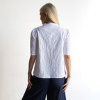 Broderie Pleat Blouse - 1362