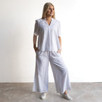 Organic Cotton Lace Edge Pant - 5626