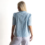 Broderie Pleat Blouse - 1362