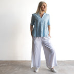Organic Cotton Lace Edge Pant - 5626