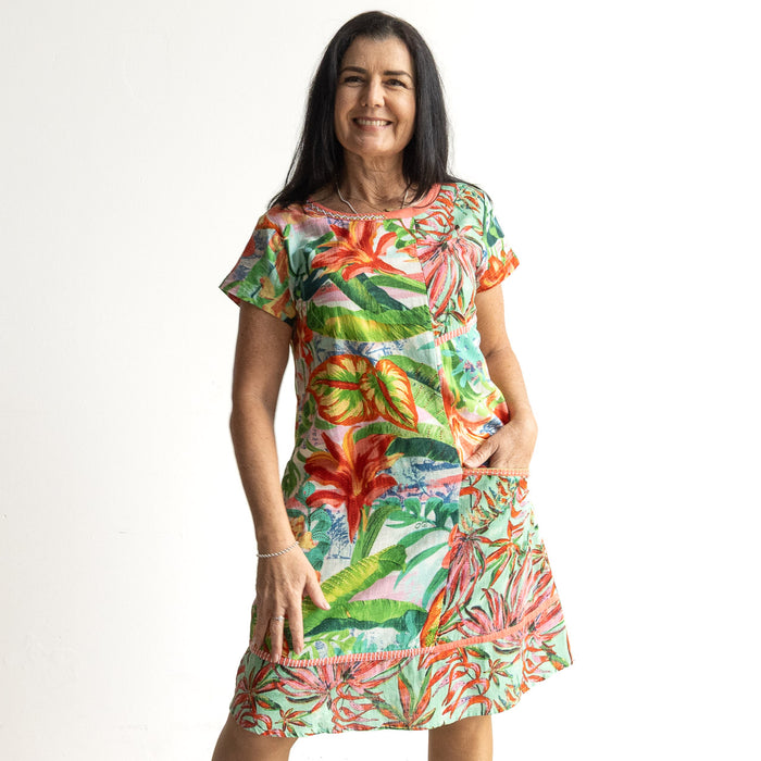 Orientique Shift Dress - Ecuador - 40218