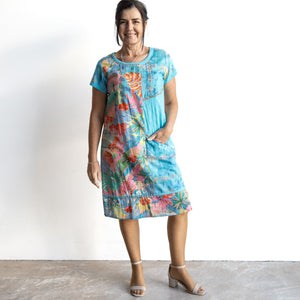 Orientique Shift Dress - Malvinas - 30180