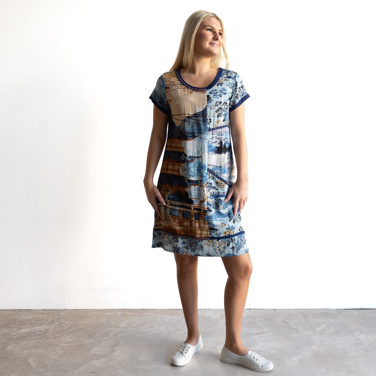 Orientique Shift Dress - Nanjing - 61063