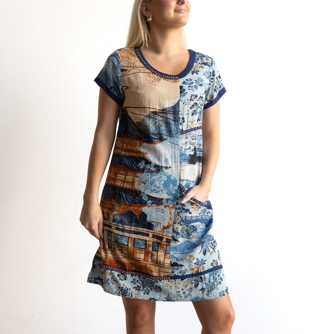 Orientique Shift Dress - Nanjing - 61063