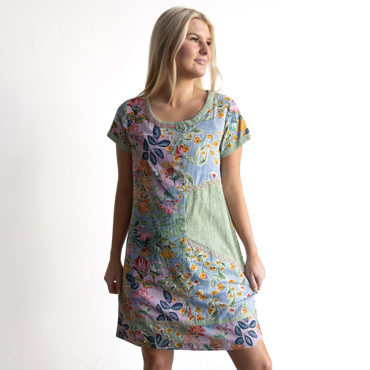 Orientique Shift Dress - Sur Mer - 91316