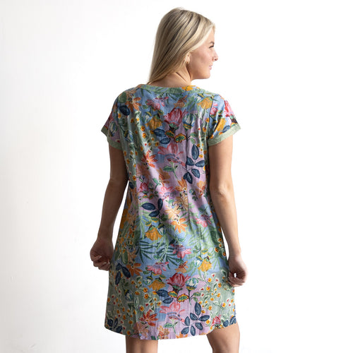 Orientique Shift Dress - Sur Mer - 91316