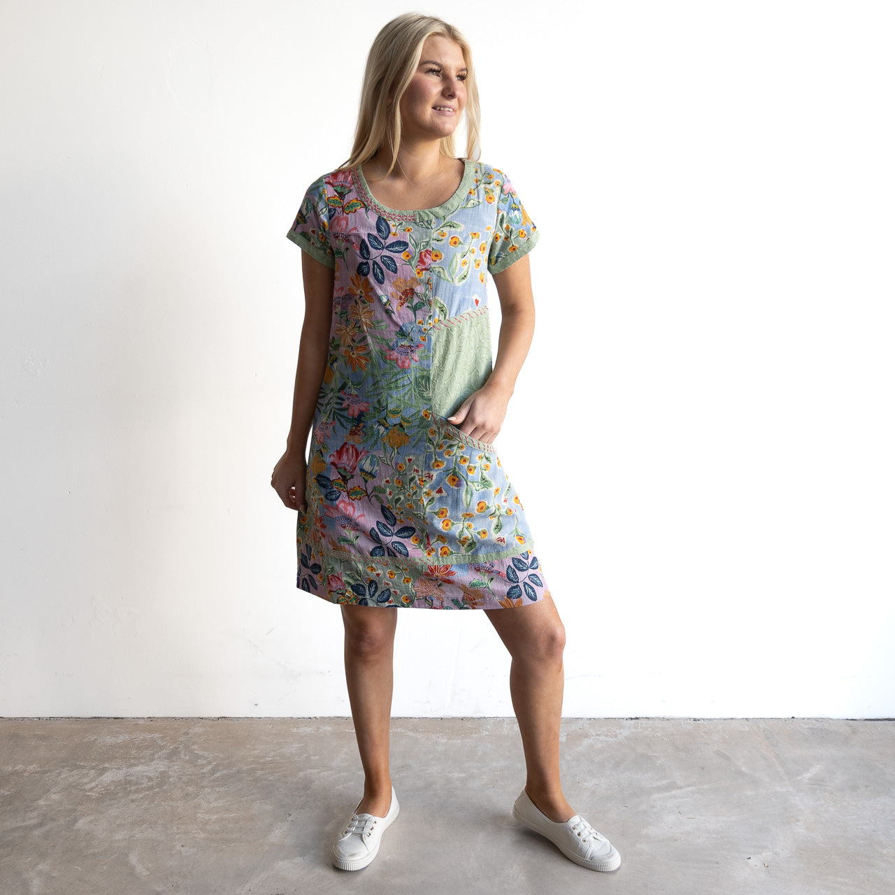 Orientique Shift Dress - Sur Mer - 91316