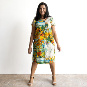 Orientique Shift Dress - Guatemala - 30171