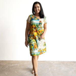 Orientique Shift Dress - Guatemala - 30171