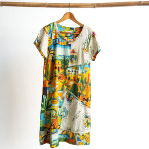 Orientique Shift Dress - Guatemala - 30171