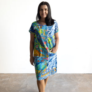 Orientique Shift Dress - Okayama - 40191