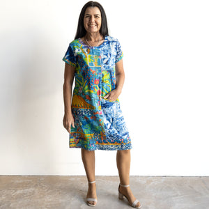 Orientique Shift Dress - Okayama - 40191
