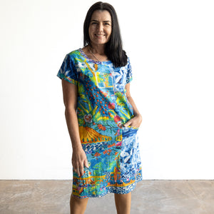 Orientique Shift Dress - Okayama - 40191