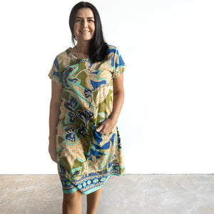 Orientique Shift Dress - Playa Brava - 81344