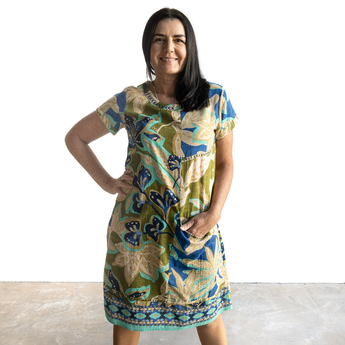 Orientique Shift Dress - Playa Brava - 81344