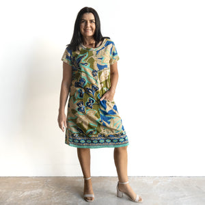 Orientique Shift Dress - Playa Brava - 81344