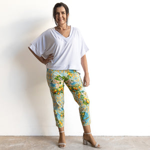 Orientique Stretch Capri Pant - Amalfi - 36019