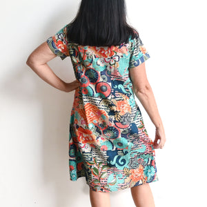 Orientique Shift Dress - Yakushima - 40093