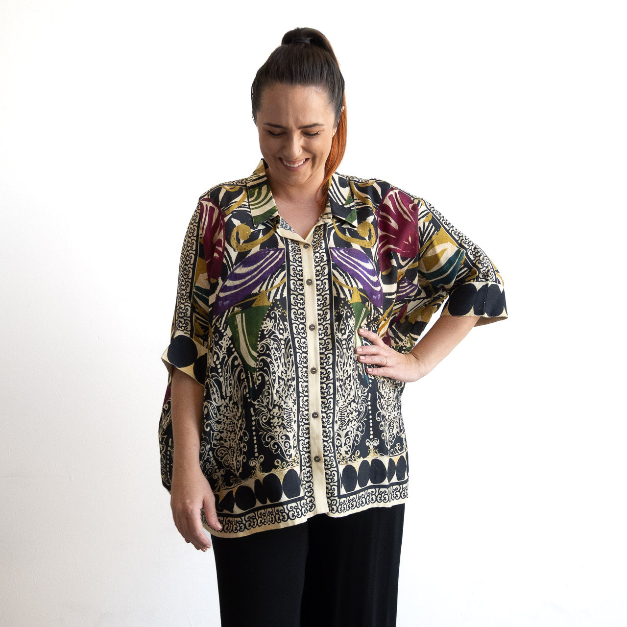 Oversize Cape Blouse by Escape - Tenerife - 42213