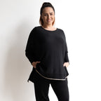 Oversized Cotton Knit Sweater by Orientique - 1326