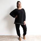 Oversized Cotton Knit Sweater by Orientique - 1326