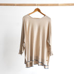 Oversized Cotton Knit Sweater by Orientique - 1326