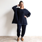 Oversized Cotton Knit Sweater by Orientique - 1326