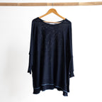 Oversized Cotton Knit Sweater by Orientique - 1326