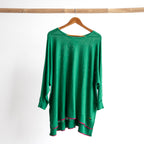 Oversized Cotton Knit Sweater by Orientique - 1326