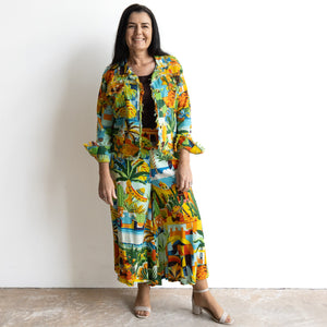 Raw Edge Summer Jacket by Orientique Australia - Guatemala - 32439M