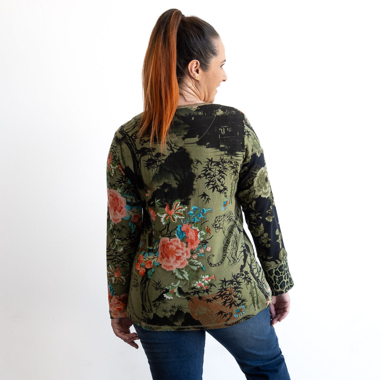 Panelled Winter T-Shirt by Orientique - Keqioa - 62807