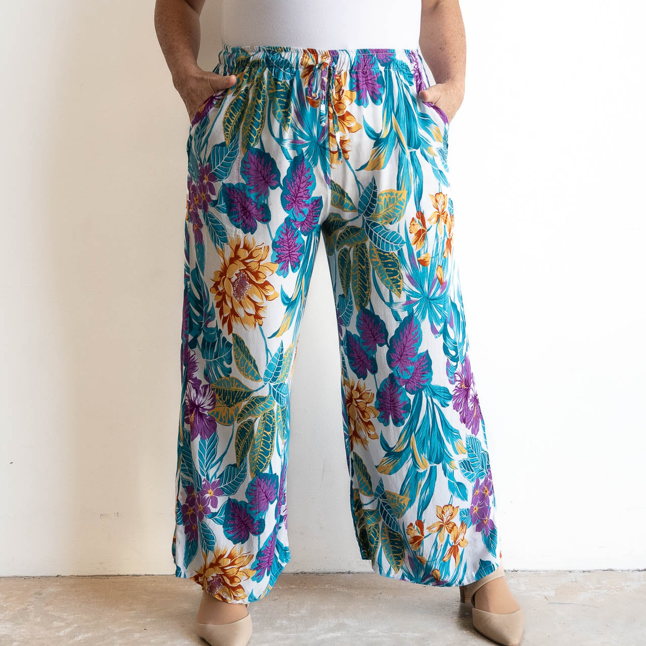 Zen Drawstring Lounge Pant - Paradise – KOBOMO