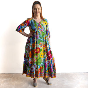 Peak Hem Maxi Dress by Orientique Australia - Ipanema - 40183