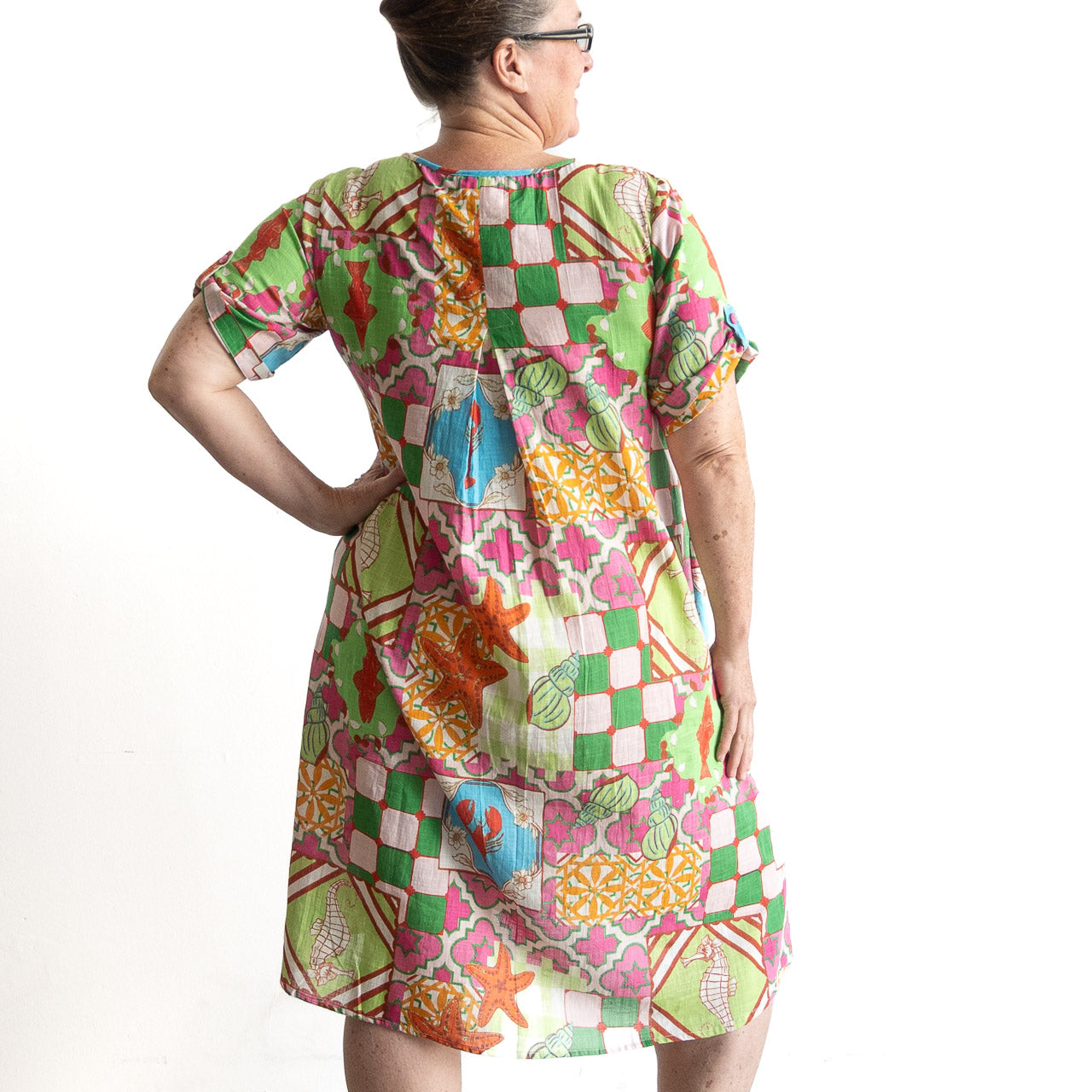 Picnic Perfect Smock Dress - Coastal Vacay