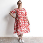 Picnic Perfect Smock Dress - Savannah Red