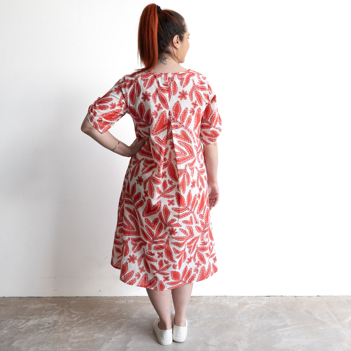 Picnic Perfect Smock Dress - Savannah Red