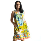 Pinafore Shift Dress by Orientique Australia - Amalfi - 30185
