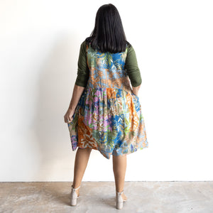 Pinafore Smock Dress by Orientique Australia - Miramar - 81349