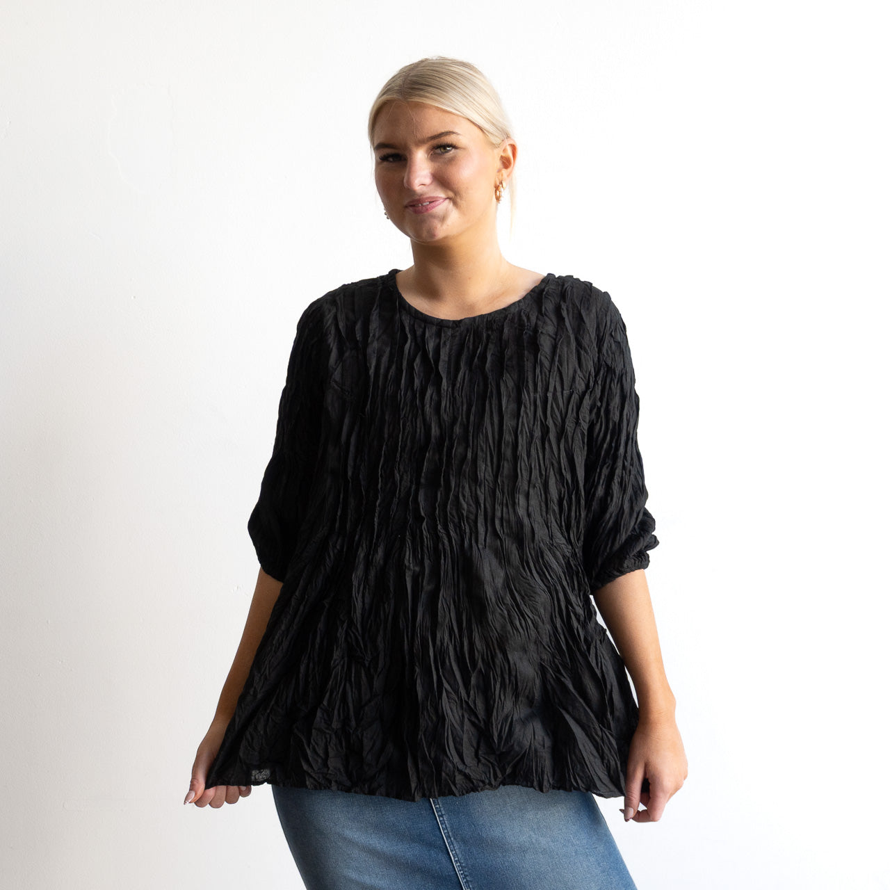 Pintuck Blouse Top