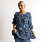 Pintuck Blouse Top