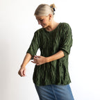 Pintuck Blouse Top