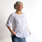 Pintuck Blouse Top
