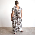 Pleat Shaped Midi Dress - Borneo