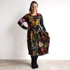 Pleat Jersey Midi Dress by Escape - Maguana - 31078