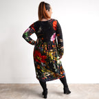 Pleat Jersey Midi Dress by Escape - Maguana - 31078