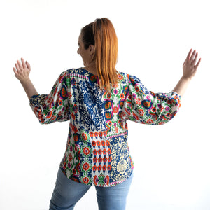 Poet Blouse by Orientique Australia - Buzios - 32451