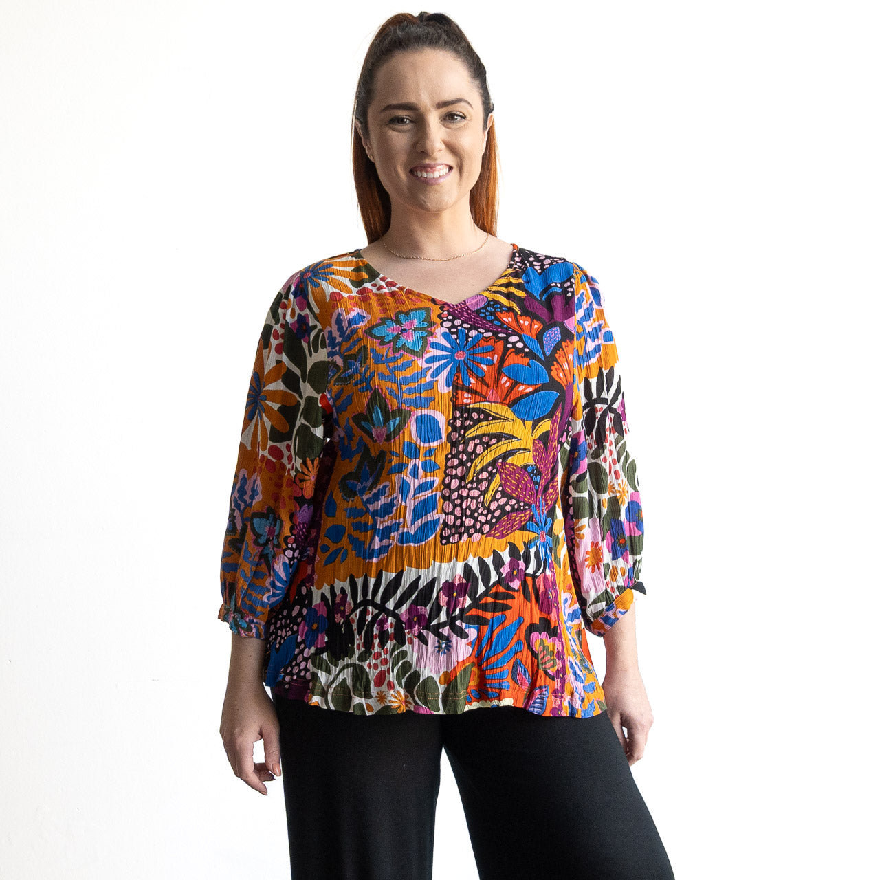 Poet Blouse by Orientique Australia - Salvador - 82208