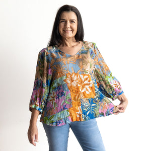Poet Blouse by Orientique Australia - Miramar - 82216