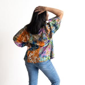 Poet Blouse by Orientique Australia - Miramar - 82216